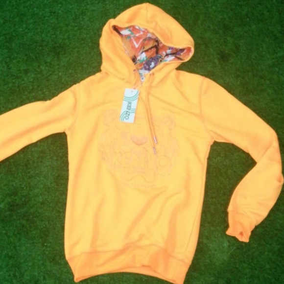 kenzo orange hoodie
